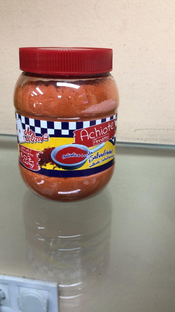 ACHIOTE EN POLVO AS DE ORO 227 GR