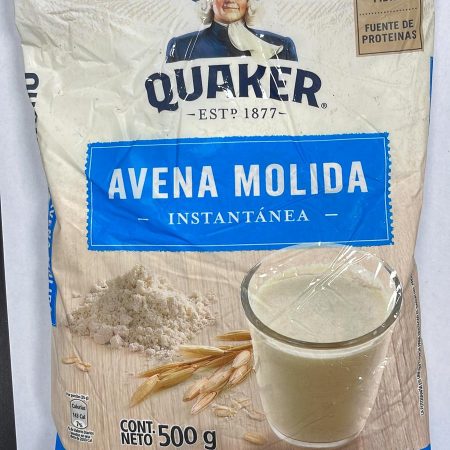 Avena molida instantanea Quaker 500gr