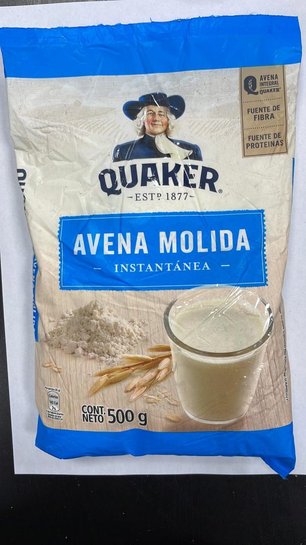 Avena molida instantanea Quaker 500gr