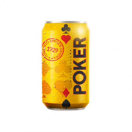 CERVEZA POKER EN LATA