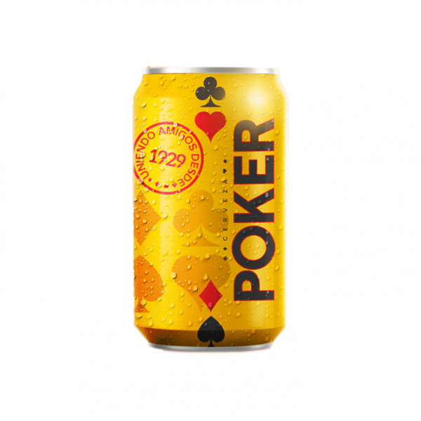 CERVEZA POKER EN LATA