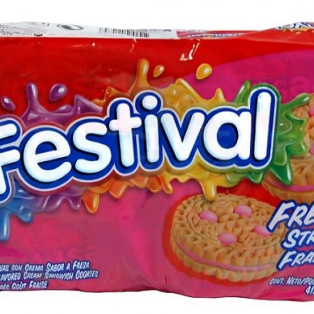 Galletas Festival Fresa Paquete