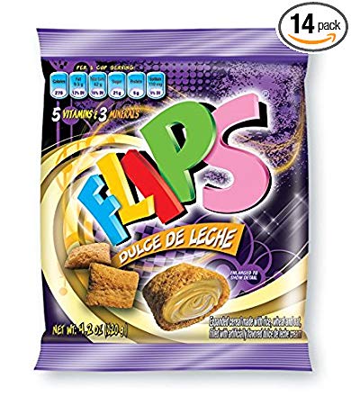 Flips Bolsa 120 grs dulce de leche