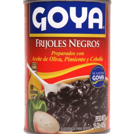 Caraotas Negras Lata Aliñadas 425gr Goya