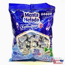 CARAMELOS MENTA HELADA 100 UNIDADES COLOMBINA