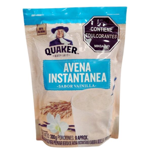 Avena instantanea Vainilla Quaker 300 Grs