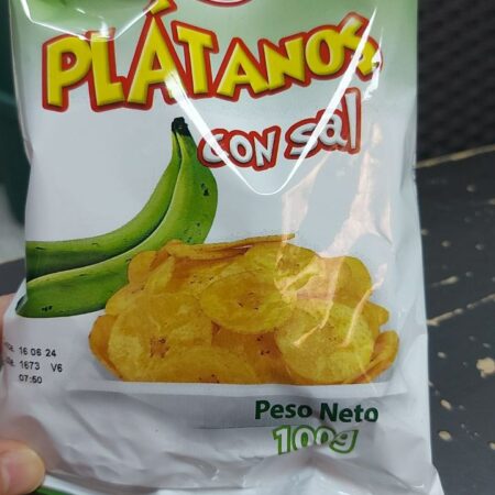 Platanito con Sal El Dorado 100 Grs