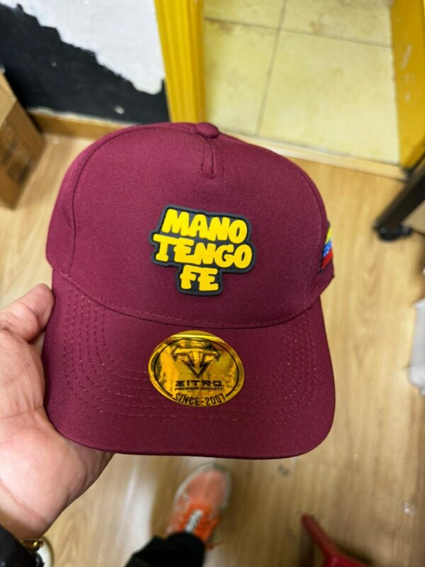 Gorra de la Vinotinto Mano Tengo Fe