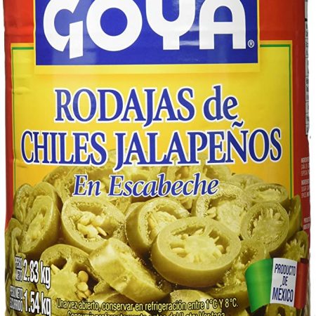 Rodajas de Chile Jalapeños Goya 180 Grs
