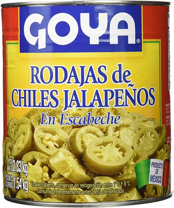 Rodajas de Chile Jalapeños Goya 180 Grs