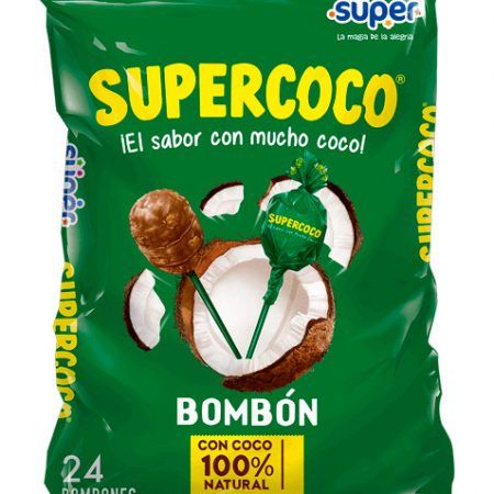 Chupeta Super Coco Bolsa 24 Unidades