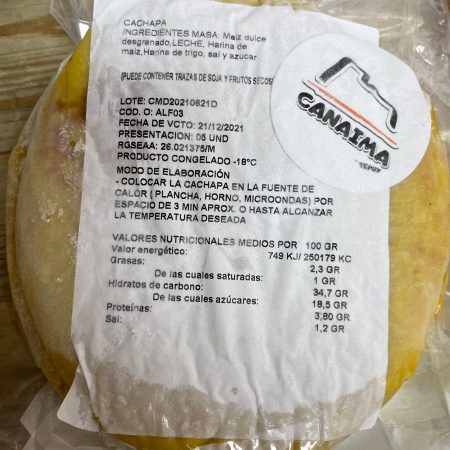 Cachapa Tequetapas 5 Unidades