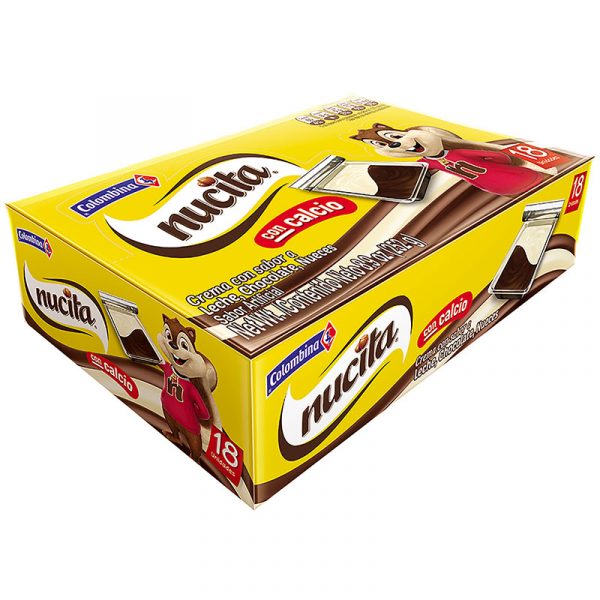 Nucita Bandeja Caja de 18 Unidades