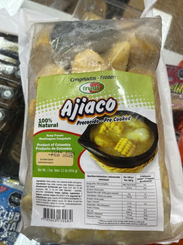 Ajiaco Congelado 908 Grs Frugy