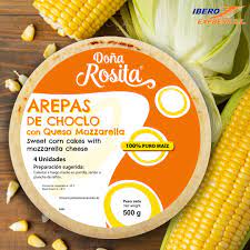Arepa de Choclo con Queso Doña Rosita 500 Grs 4 Unidades