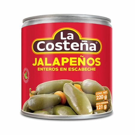 Jalapeños Enteros La Costeña 220 Grs