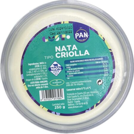 Nata Criolla PAN 250g