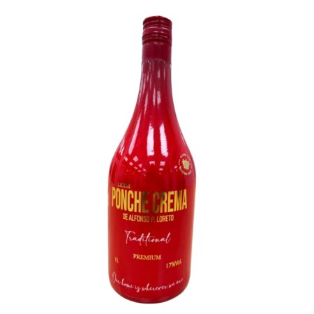 Licor de Ponche Crema Alfonso Loreto 1 Litro