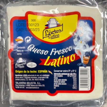 Queso Fresco Latino Pequeño 300 grs