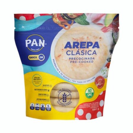 Arepas Precocidas Congeladas 6 unidades PAN