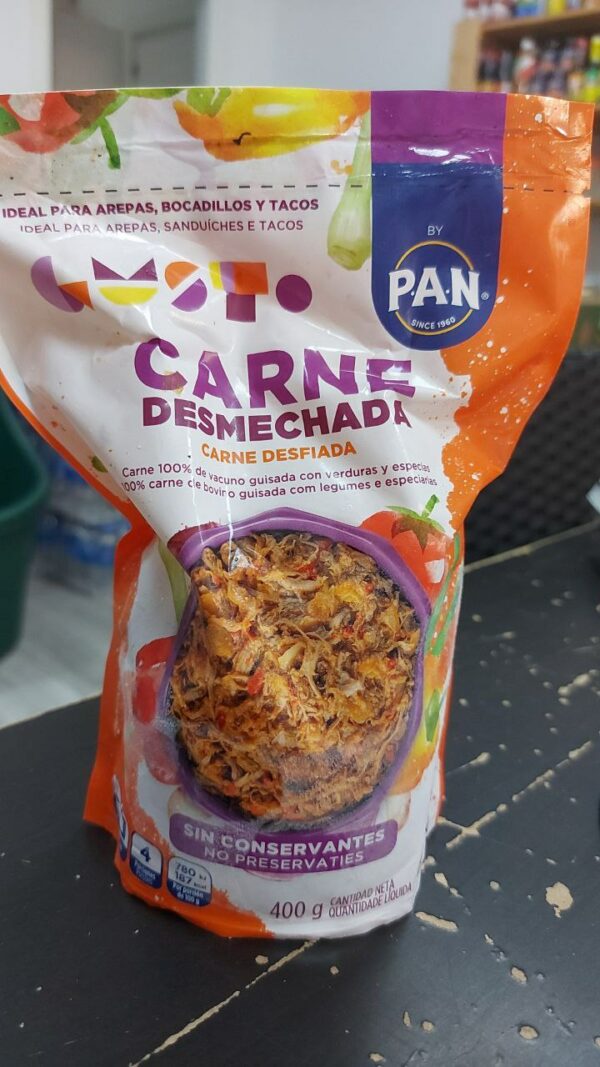 Carne Mechada Pan 400 grs
