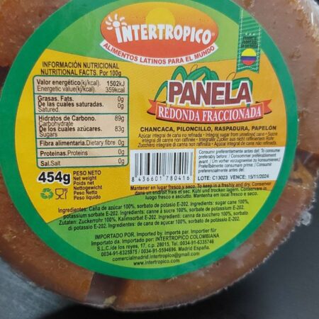 Panela Redonda 454 grs Intertropico