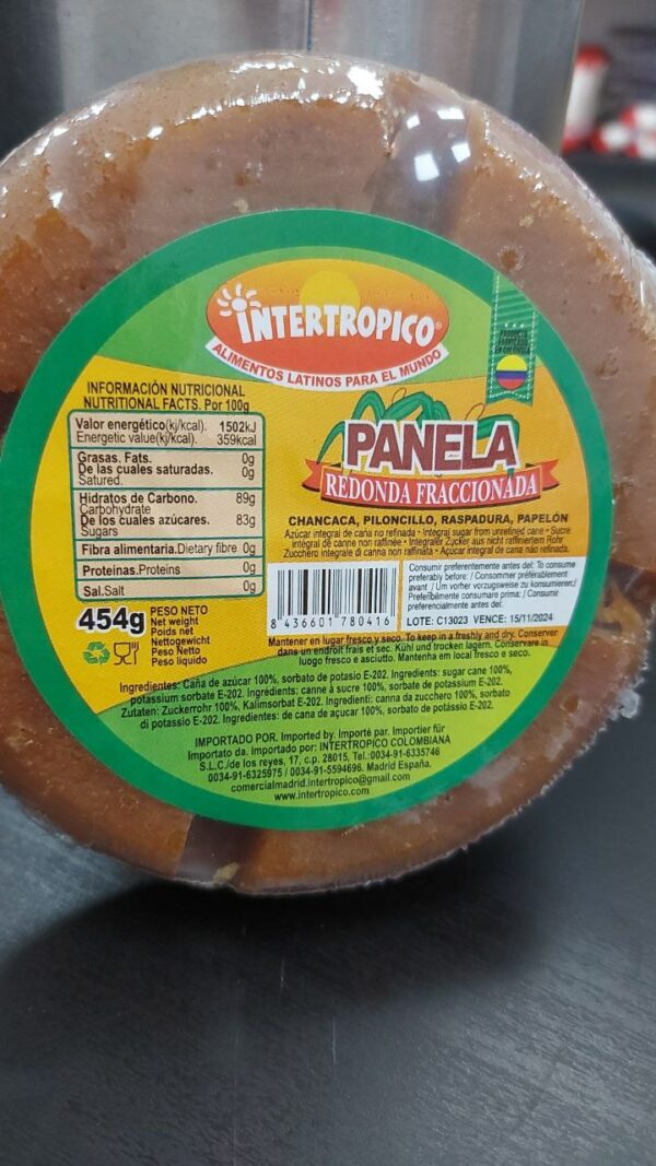 Panela Redonda 454 grs Intertropico
