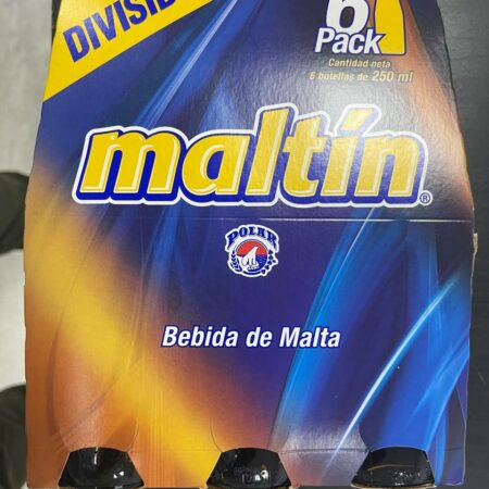 Malta polar 250 ml   Six Pack Maltin