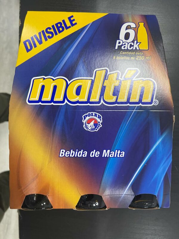 Malta polar 250 ml   Six Pack Maltin