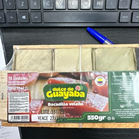 Bocadillo de Guayaba Veleño 550 grs 18 unidades
