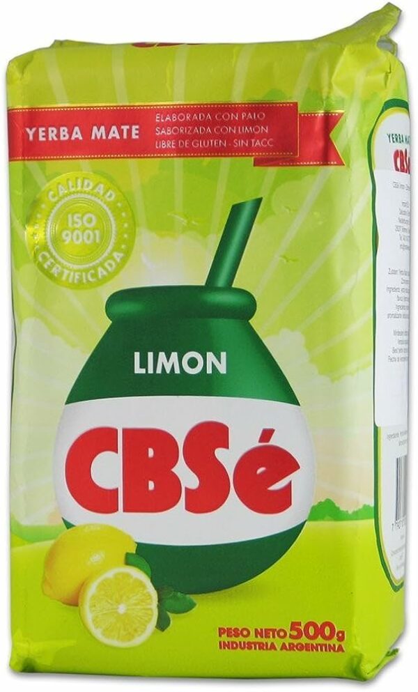 Yerba Mate CBSE Limon 500 grs