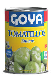Tomatillo entero verde lata 737 gr