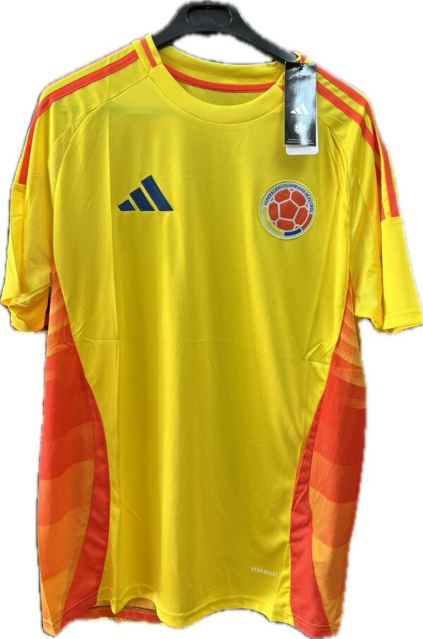 Camiseta Dama Colombia Amarilla Talla M