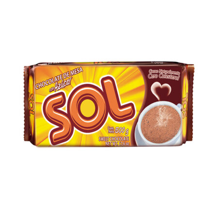 Chocolate tradicional sol 500 grs