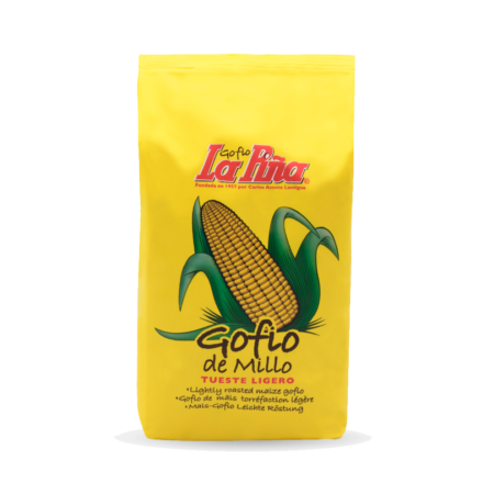 Gofio de millo la piña 1 kilo  tueste ligero