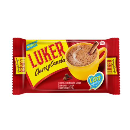 Chocolate Luker Clavo y Canela 250 gr