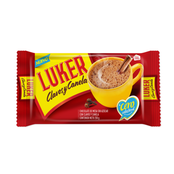 Chocolate Luker Clavo y Canela 250 gr