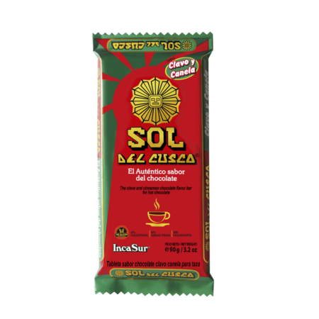 Chocolate  Clavo y Canela Sol de Cusco 90g