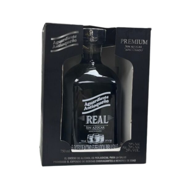 Aguardiente Antioqueño Real Sin Azúcar Adicionado 750ml