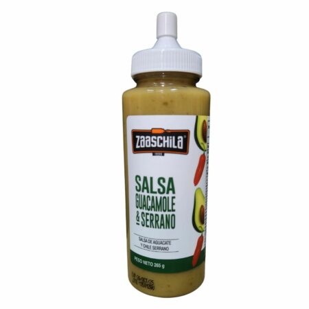 Salsa Guacamole y Serrano Zaaschila 265gr
